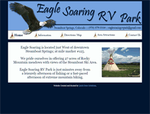 Tablet Screenshot of eaglesoaringrvpark.com